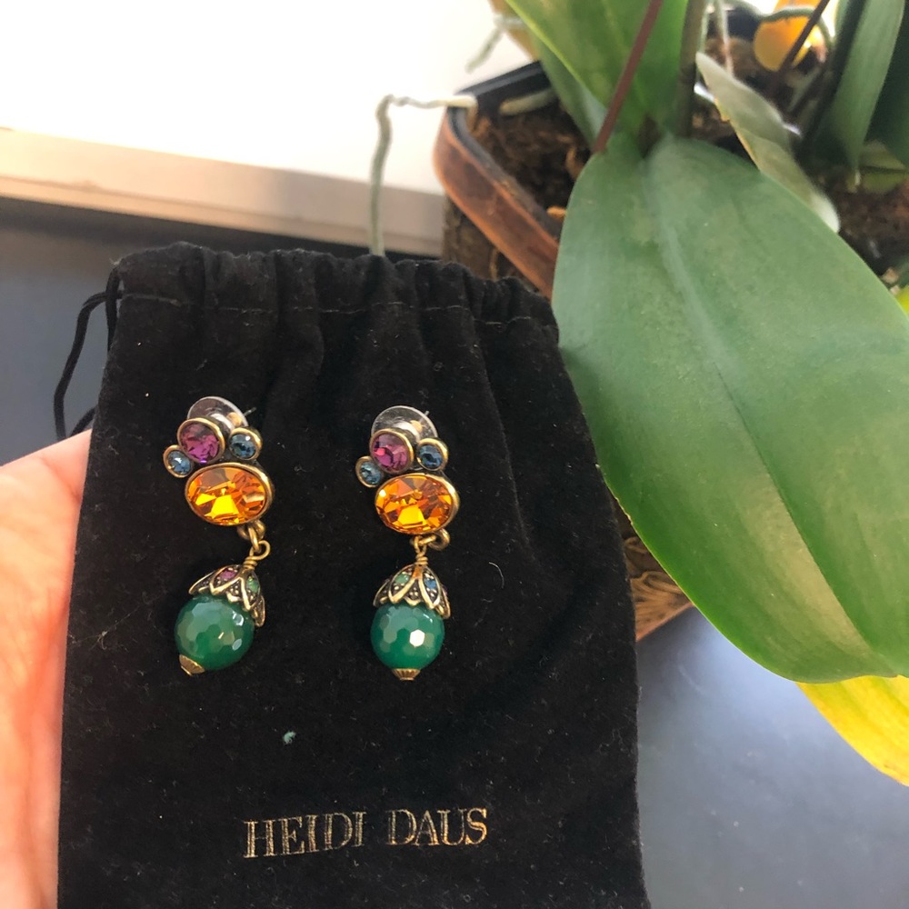 Stone earrings